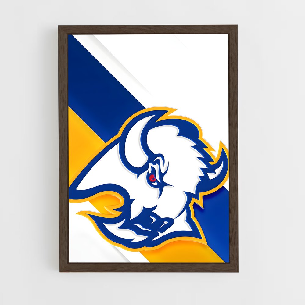 Poster Blue Rams – affiche Hockey sur glace (vue 5)